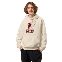 Hoodie oversize unisexe beige - Logo Griffins