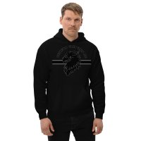 Hoodie unisexe noir - Tête de Griffins noire
