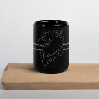 Mug noir - Tête de Griffins noire