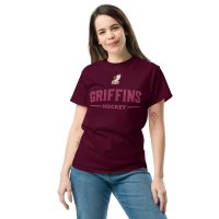 T-Shirt unisexe grenat - Griffins hockey