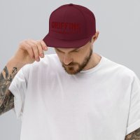 Casquette brodée flatcap grenat - Griffins Hockey